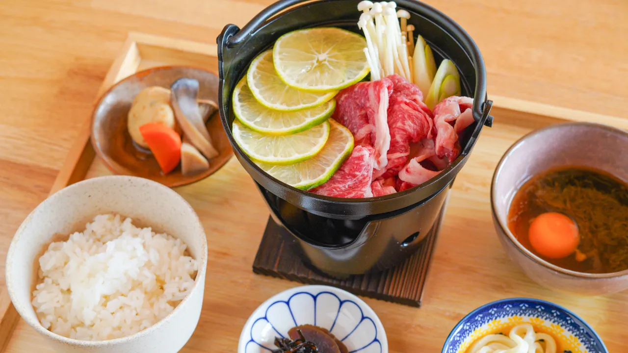 塩レモンすき焼き