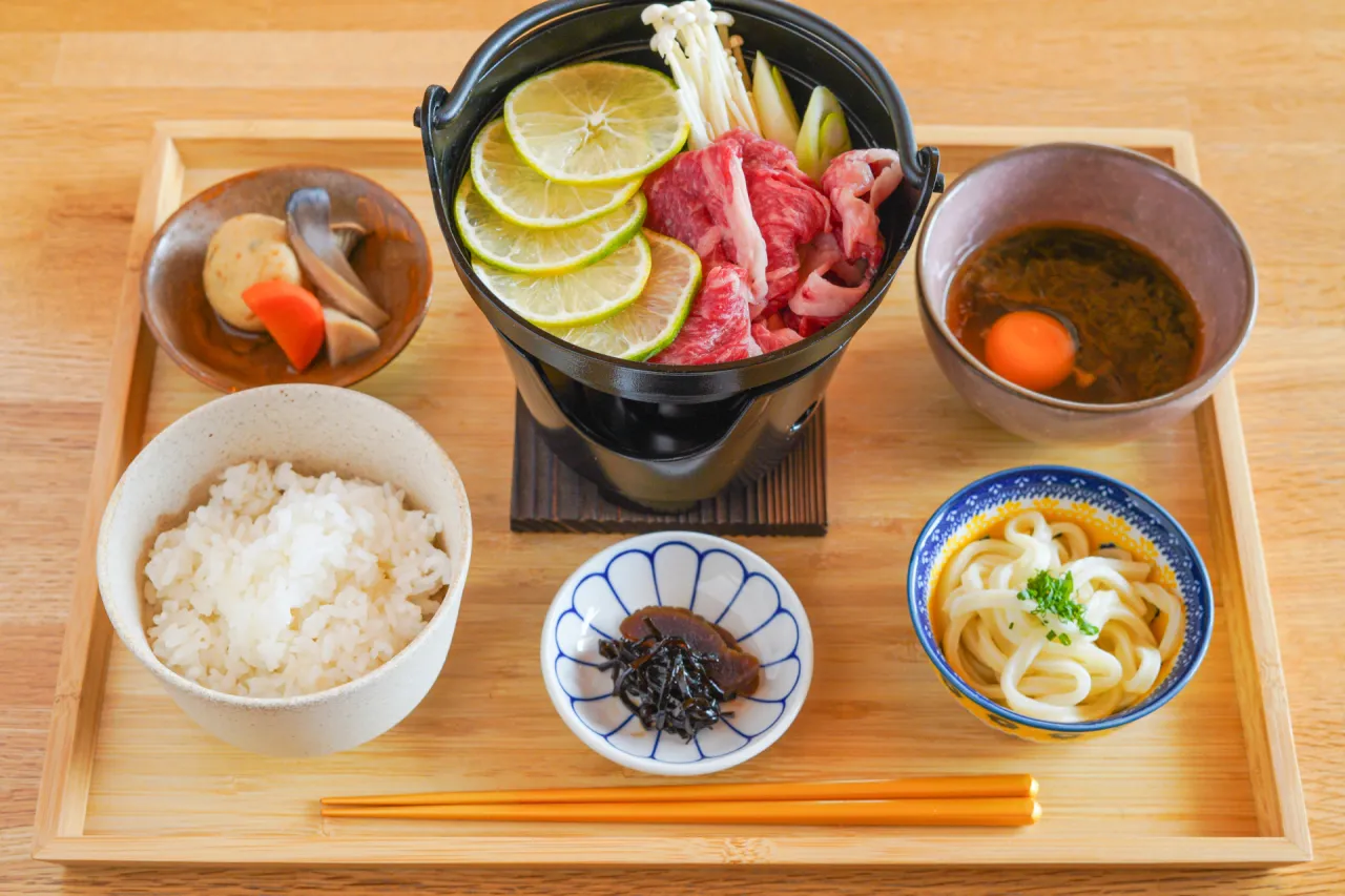 塩レモンすき焼き