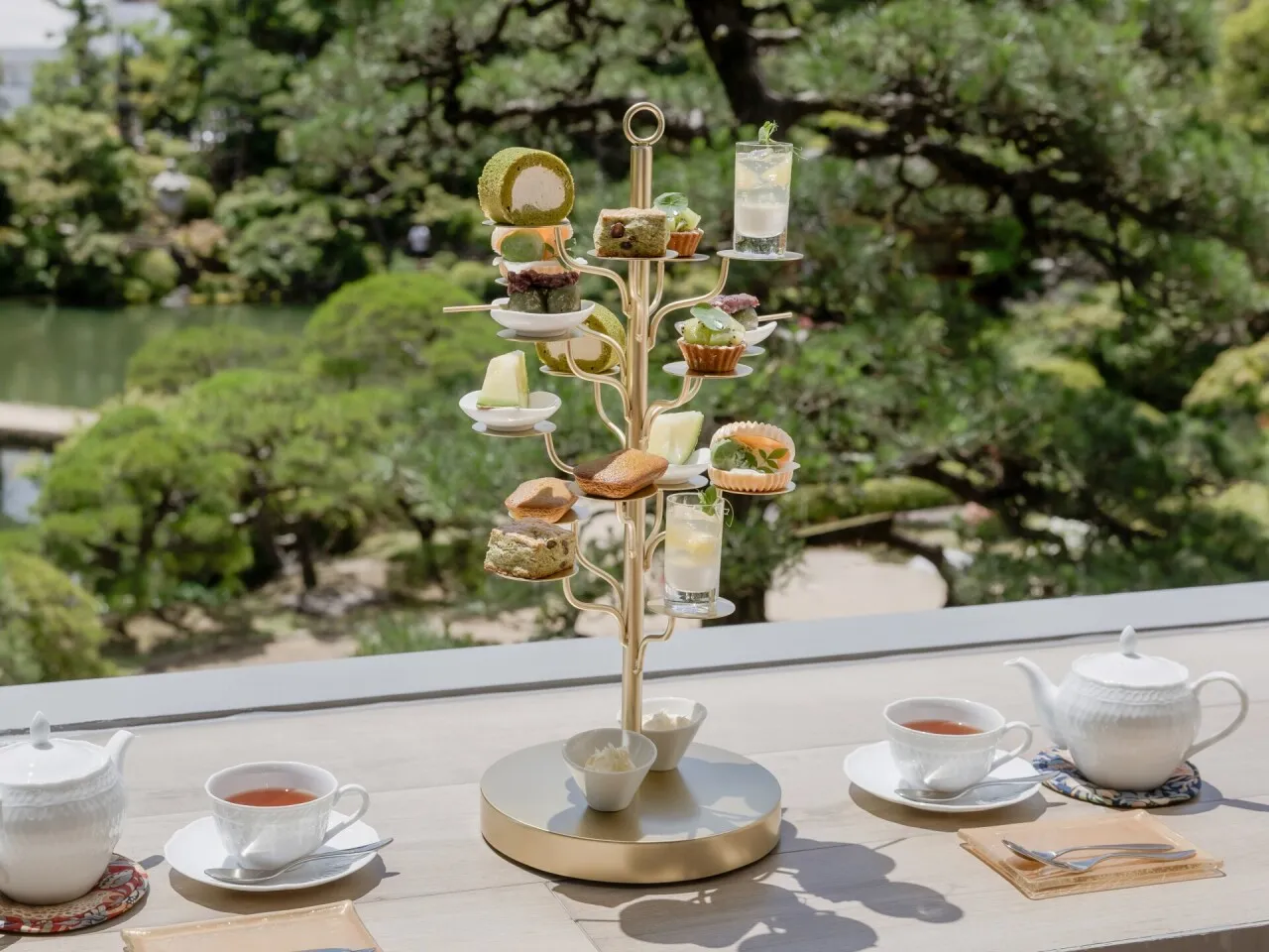 抹茶メロン アフタヌーンティー