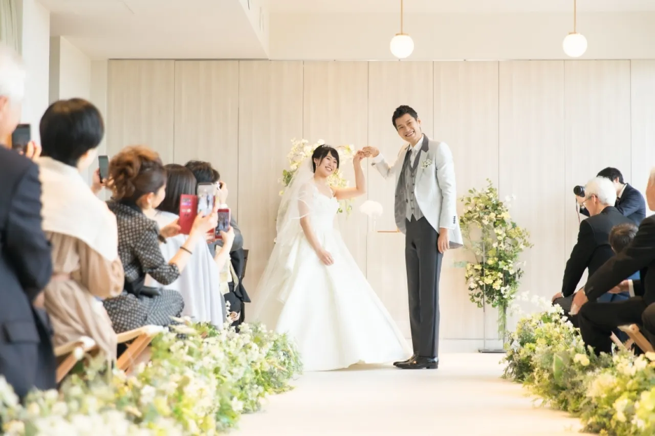 誓いのキスの代わりの…♡